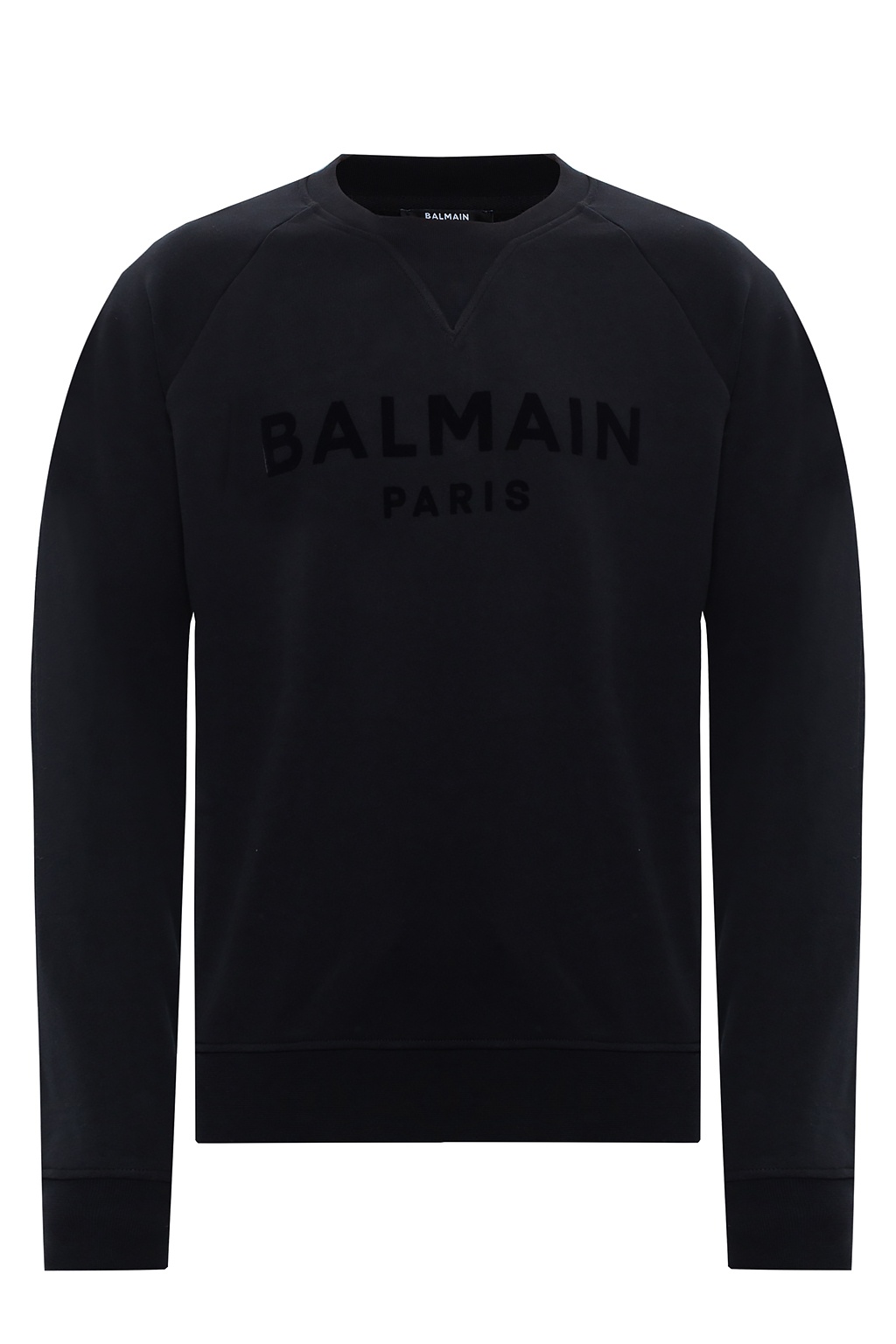 Balmain Sweatshirt with velvet logo | Men's Clothing | Vitkac